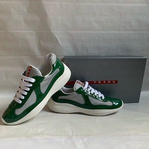 Prada America's Cup Sneakers (With Prada Shopping Bag)